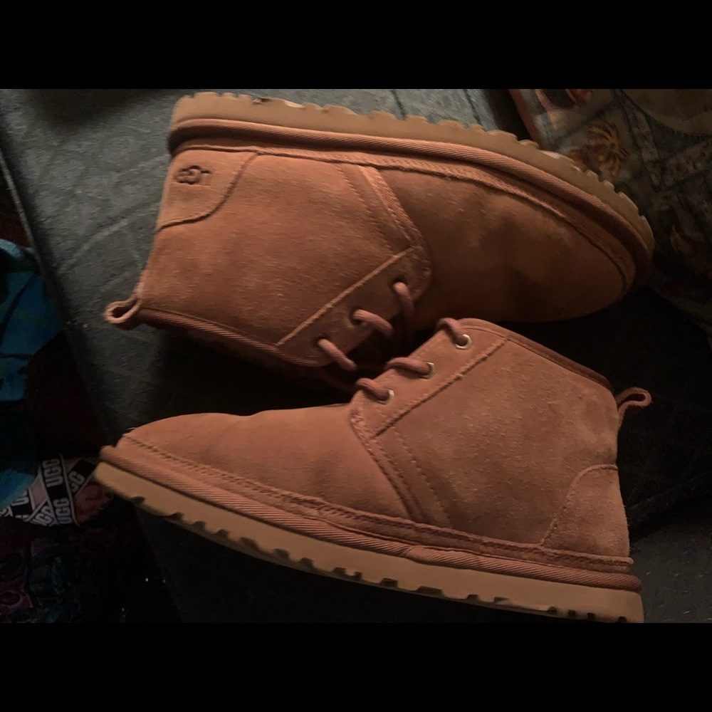 ❤️UGG NEUMEL* CHUKKA BOOTS, CHESTNUT, M7, L39.5❤️ PRETTY FIRM ON PRICE.❤️